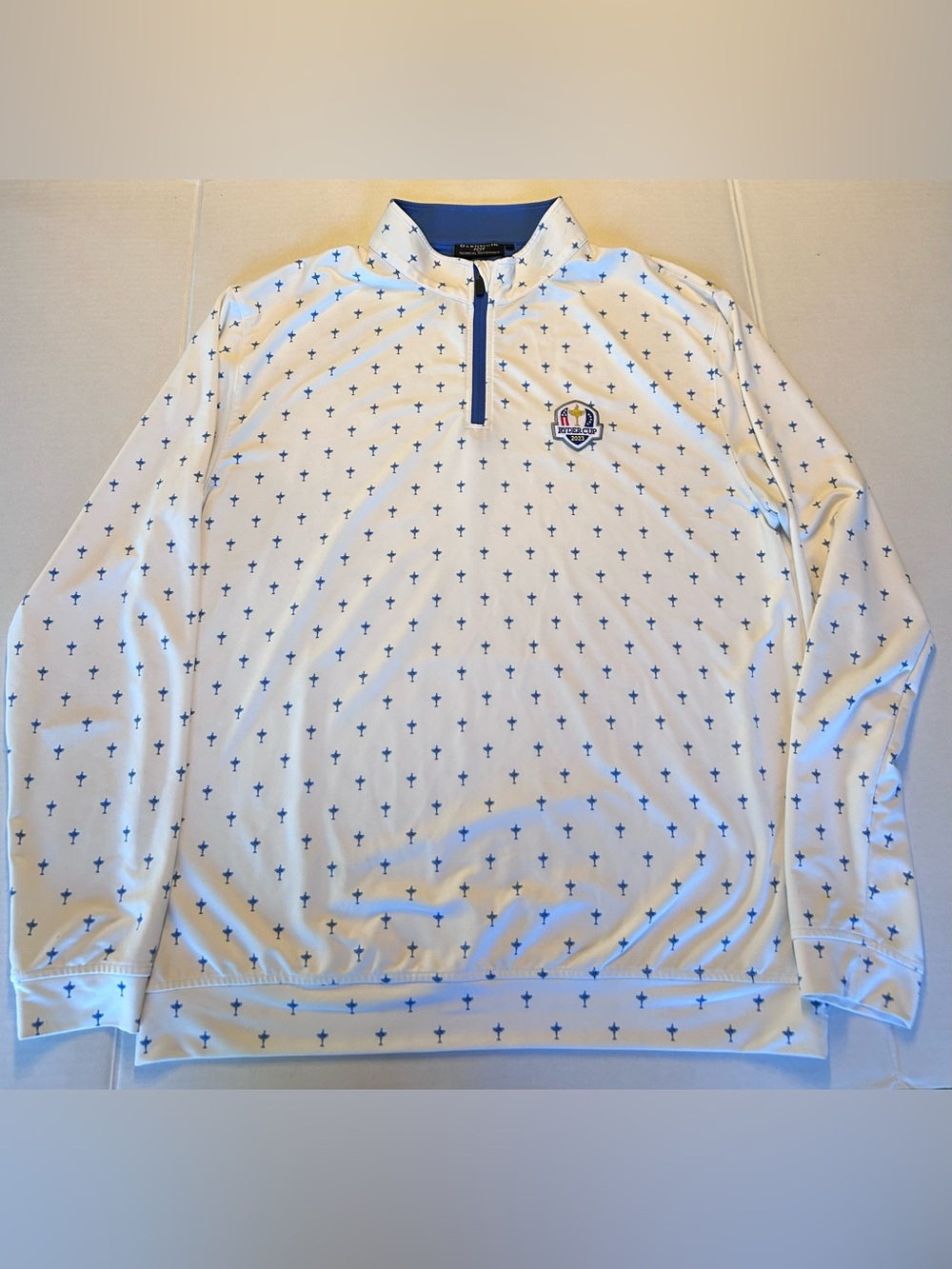 Men Glenmuir 1891 Technical Performance 1/4 Zip Pullover Ryder Cup 2023 XXL Golf